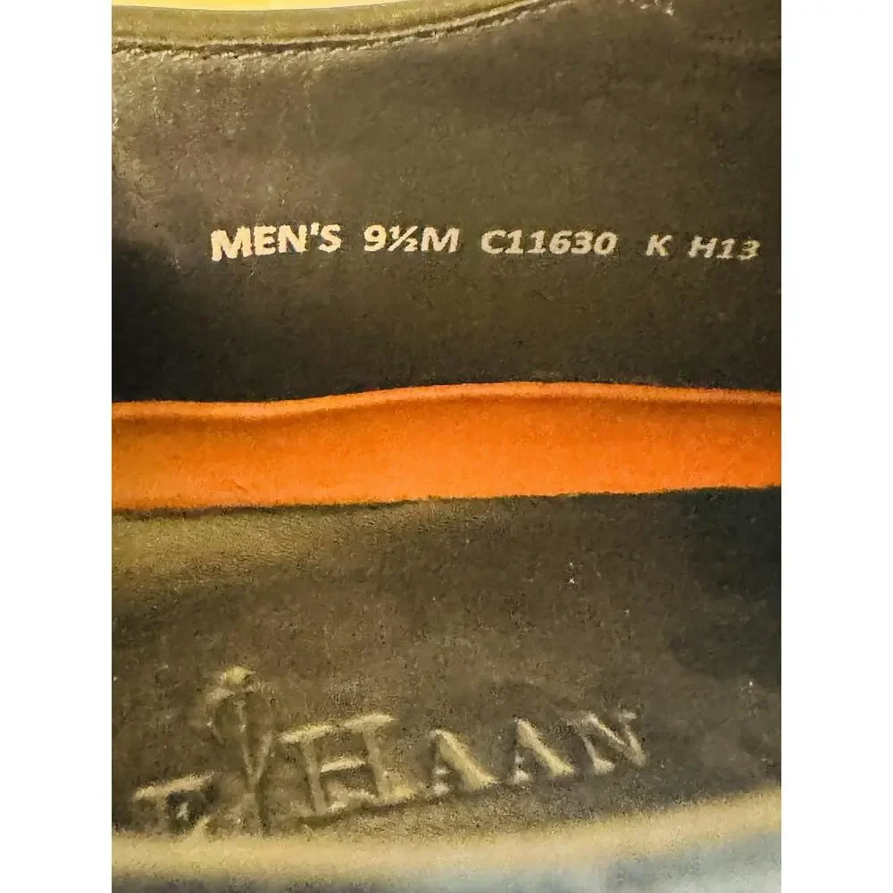 Cole Haan Shoes Mens 9.5 Black Leather Cap Toe Lace Up Derby Oxford Dress Formal